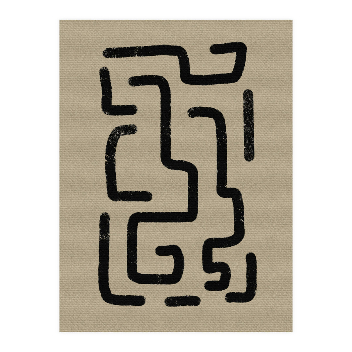 Minimalist Black Lines (Print Only)