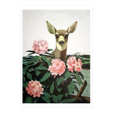 Japan, Doe in Blossom Bush (Print Only) thumbnail