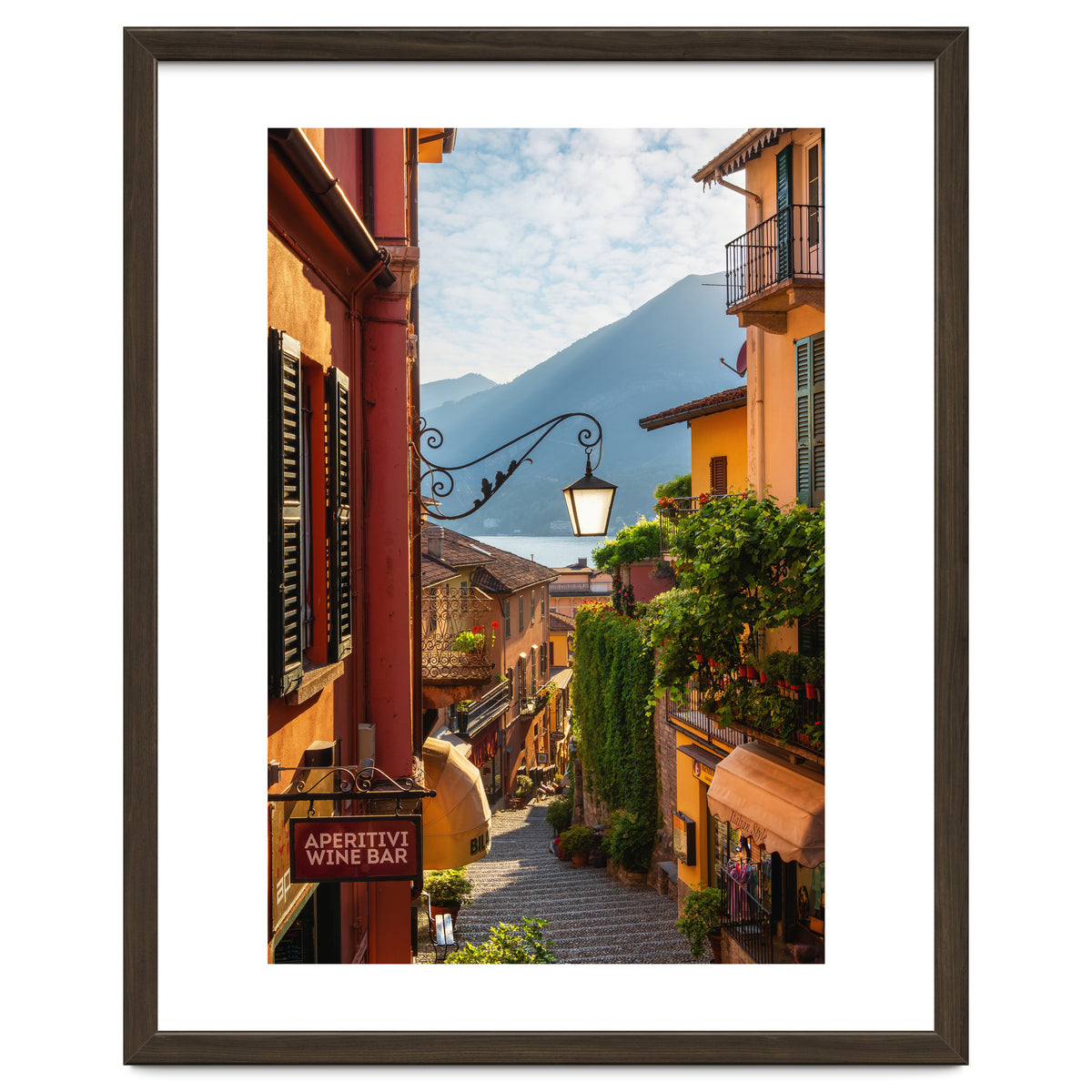 The famous street of Bellagio