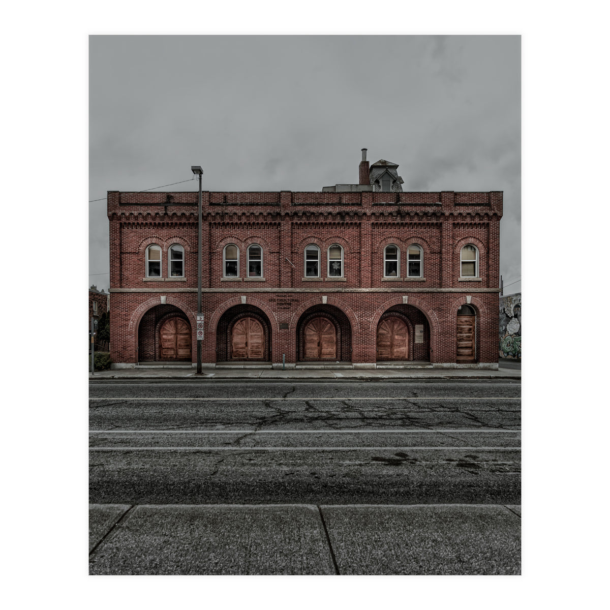 Central Fire Hall No 1 Color Version (Print Only)
