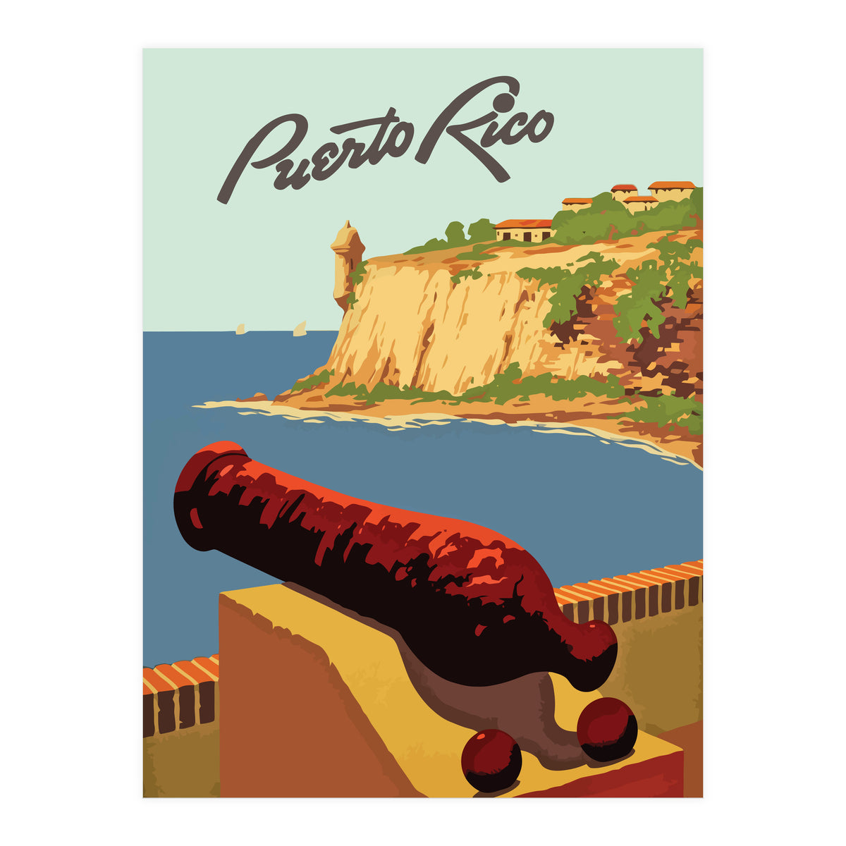 Puerto Rico, Cannon (Print Only)
