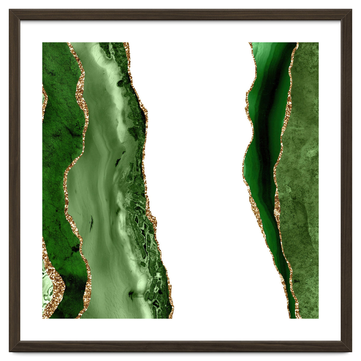 Green & Gold Agate Texture 20