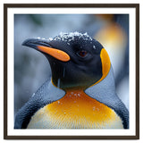 King Penguin In Falling Snow thumbnail