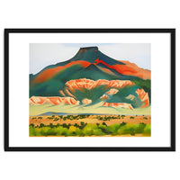 Georgia O’Keeffe – My Front Yard, Summer (1941) | Vibrant Southwestern Landscape in Modernist Style
