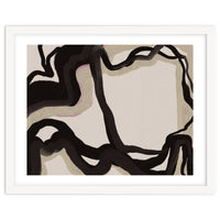 Time oil painting abstract