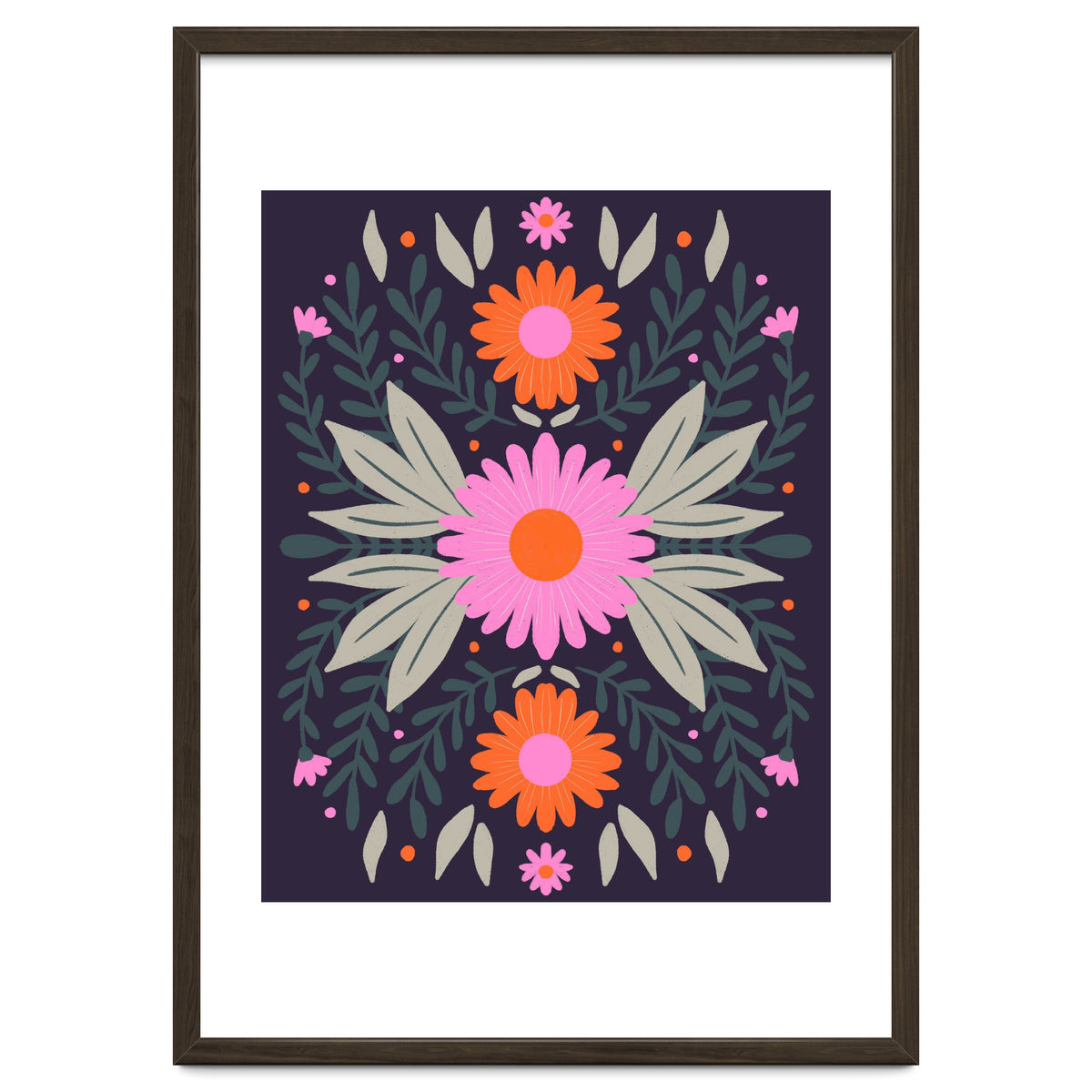 Pink And Orange Flowers