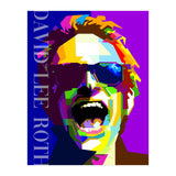 David Lee Roth Rock Singer Art WPAP (Print Only) thumbnail