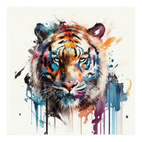 Watercolor Tiger (Print Only)