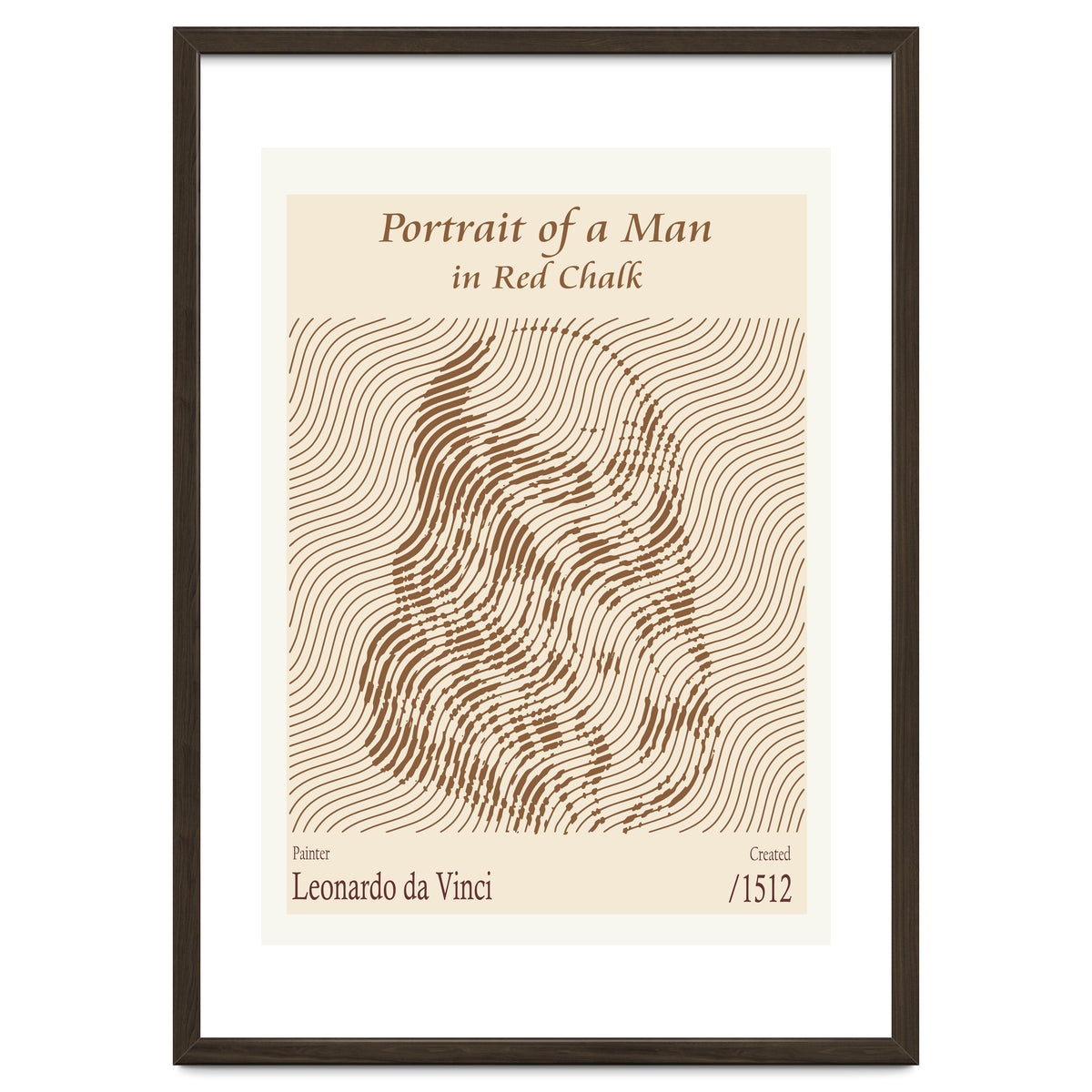 Portrait Of A Man In Red Chalk (self Portrait) – Leonardo Da Vinci (1512)