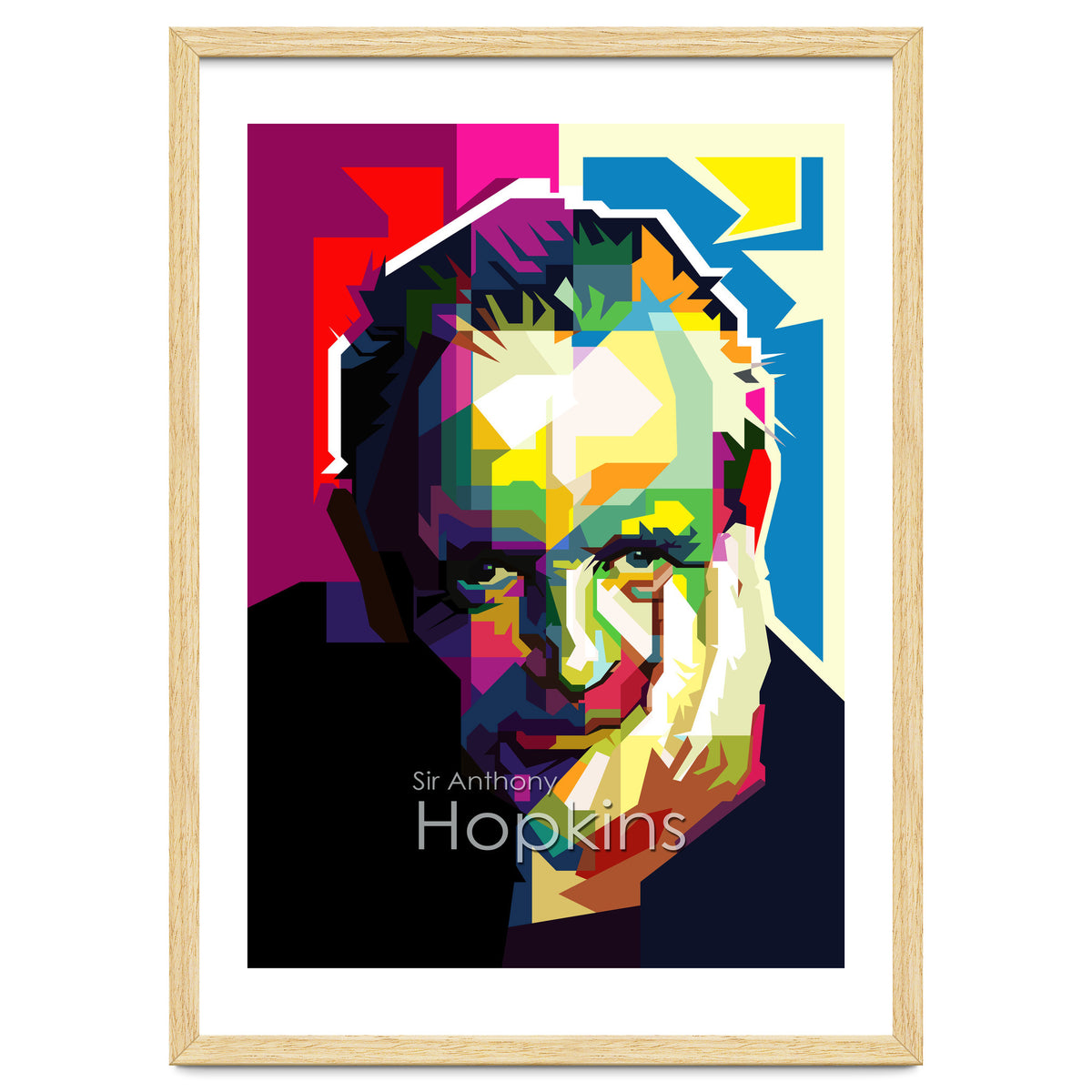 Sir Anthony Hopkins Pop Art WPAP