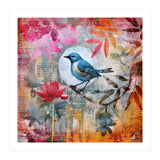 Bird Colorful Collage  (Print Only) thumbnail