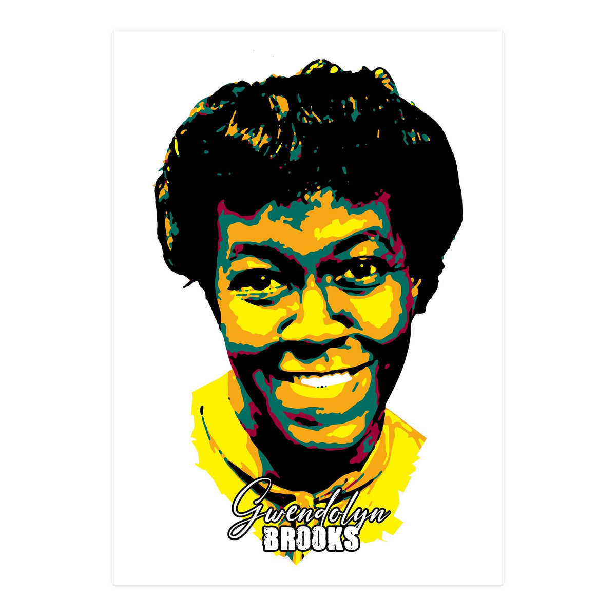 Gwendolyn Brooks American Poet Legend (Print Only)