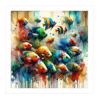 Colorful Aquarium Fish (Print Only)