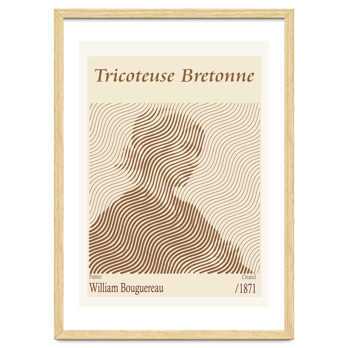 Tricoteuse Bretonne William Bouguereau (1871)