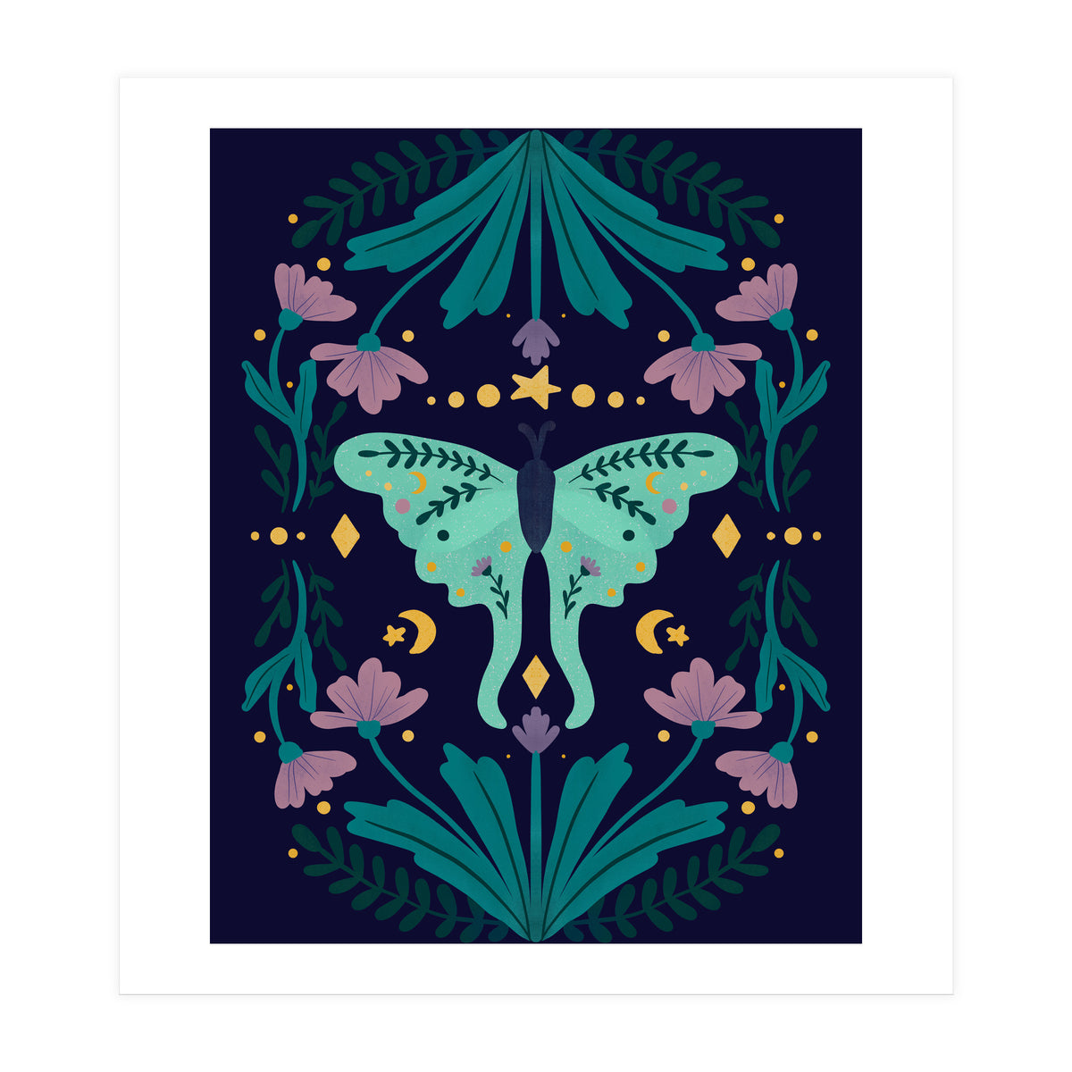 Mystical Series – Luna Moth (Print Only)