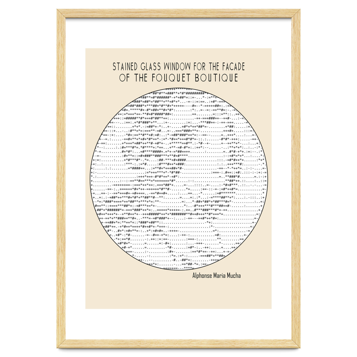 Stained Glass Window (ascii Art)