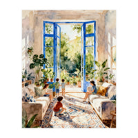 Matisse Inspired Family Room (Print Only)