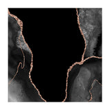 Black & Rose Gold Agate Texture 03  (Print Only) thumbnail