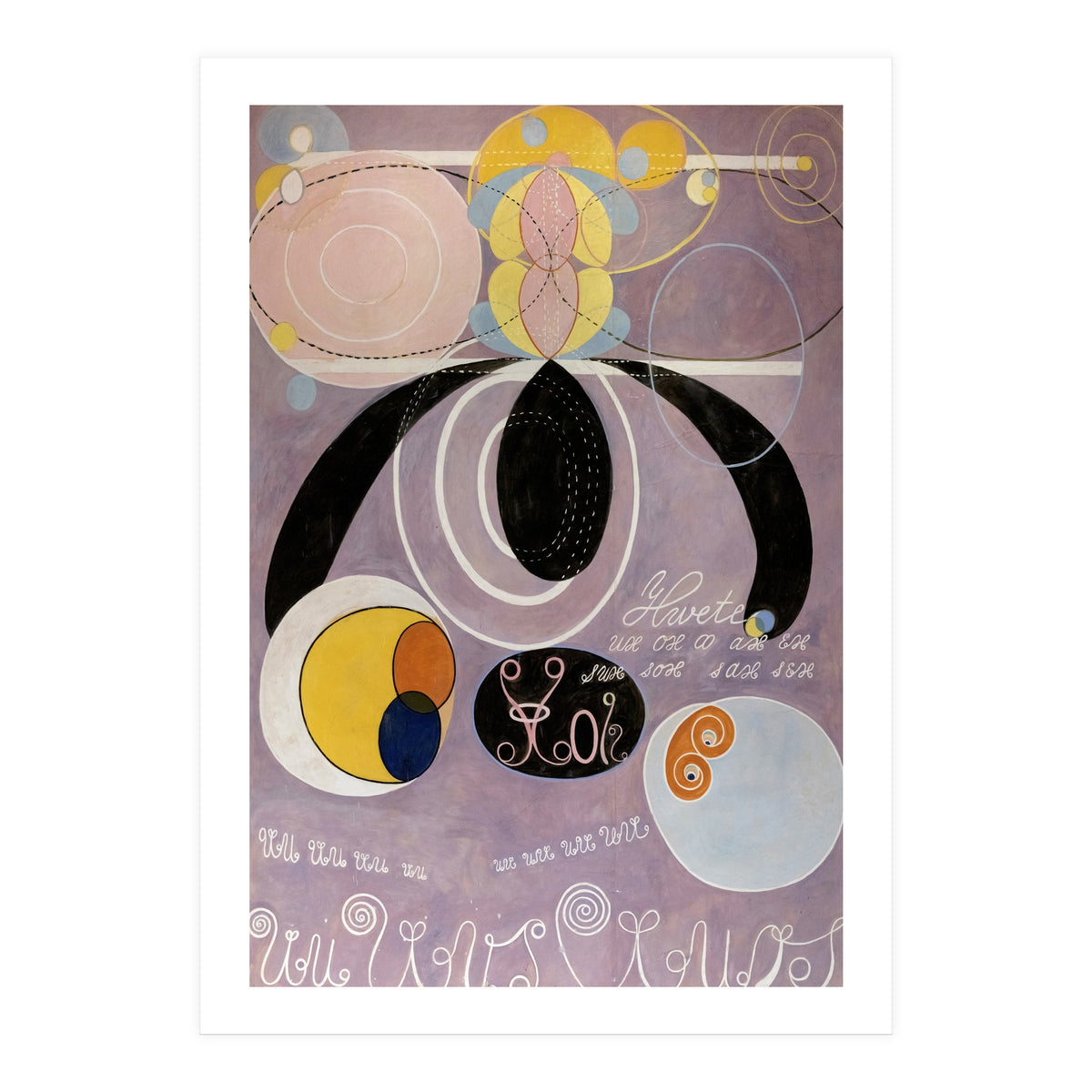 Hilma af Klint The - Ten Largest No 6 Adulthood Abstract Spiritual Art (Print Only)
