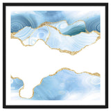 Blue & Gold Glitter Agate Texture 06 thumbnail