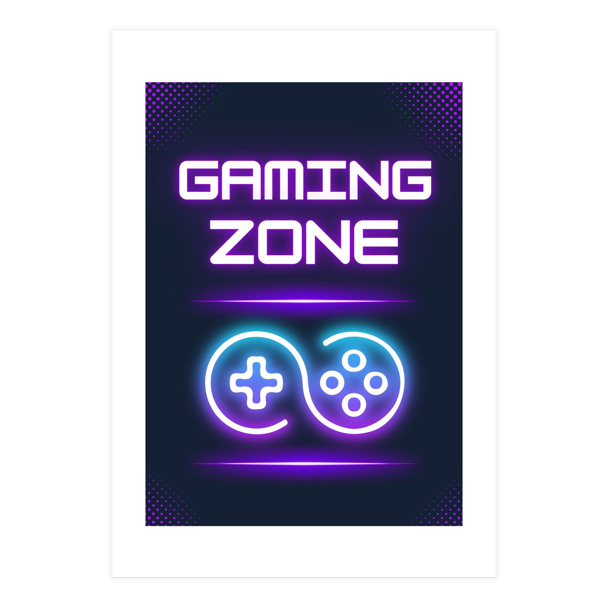 Gaming  Gamer Zone Funny (Print Only)