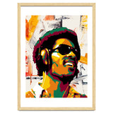 Stevie Wonder Colorful Abstract Retro Art thumbnail