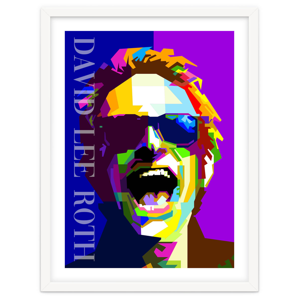 David Lee Roth Rock Singer Art WPAP