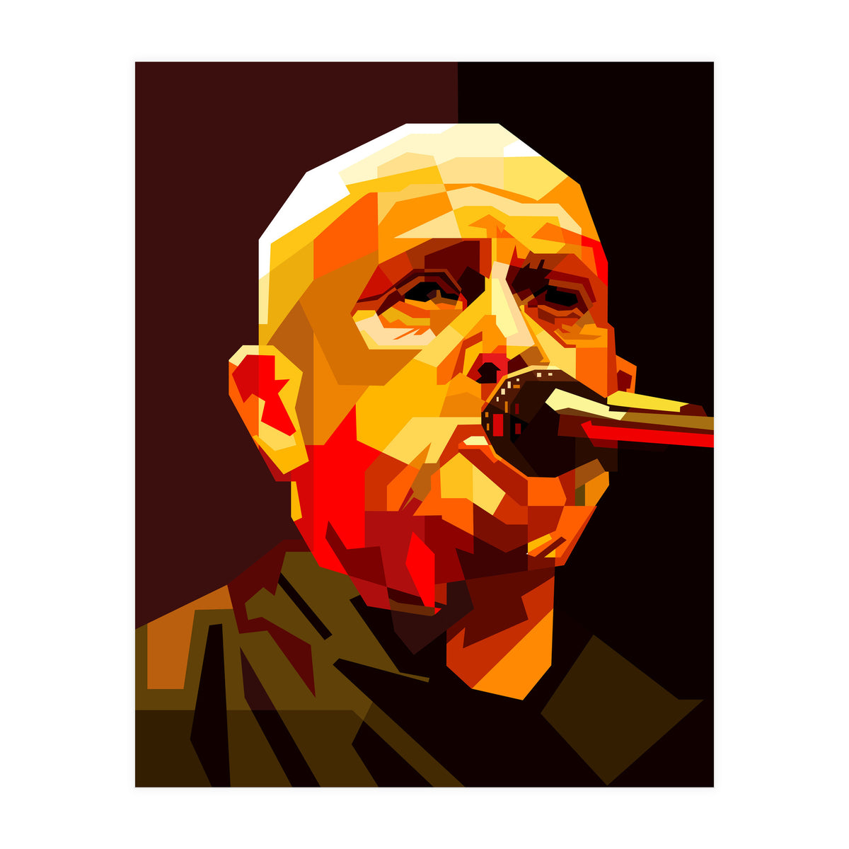 Peter Gabriel Musician Vintage (Print Only)