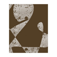 Abstract White Scratch (Print Only)