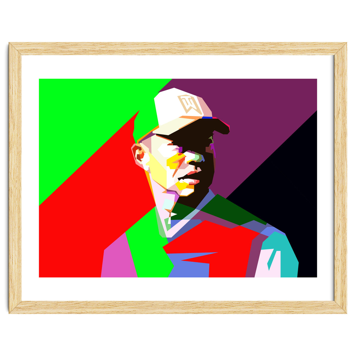 Tiger Woods Golf Legendary Pop Art WPAP