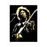 Jimi Hendrix in Pop Art  (Print Only)