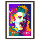 Cindy Lauper 80s Retro Singer Art WPAP thumbnail
