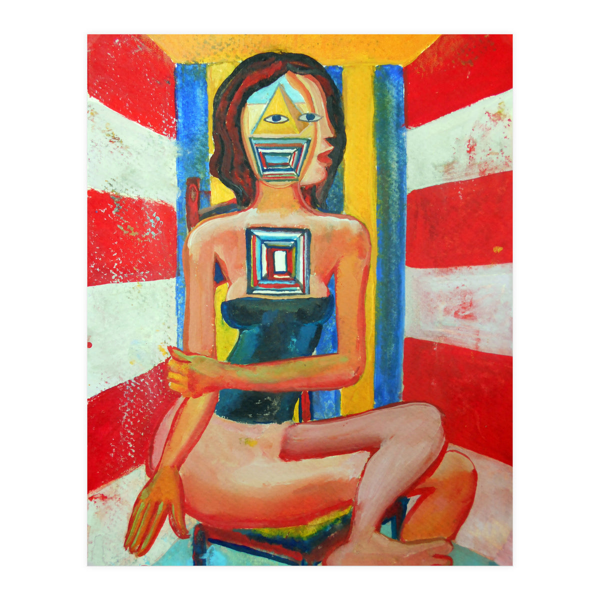 Mujer En La Silla 8 (Print Only)