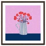 Poppies – pink and blue thumbnail