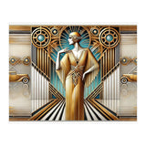 Gatsby Woman Art Deco Scene (Print Only) thumbnail