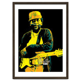 Willie King American Blues Guitarist in Pop Art thumbnail