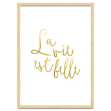 La vie est belle #society6 #typography #buyart thumbnail