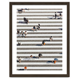 Rain Crossing | Polka Dots Zebra Crossing On The Street | Rain Eclectic Modern Graphic Design thumbnail