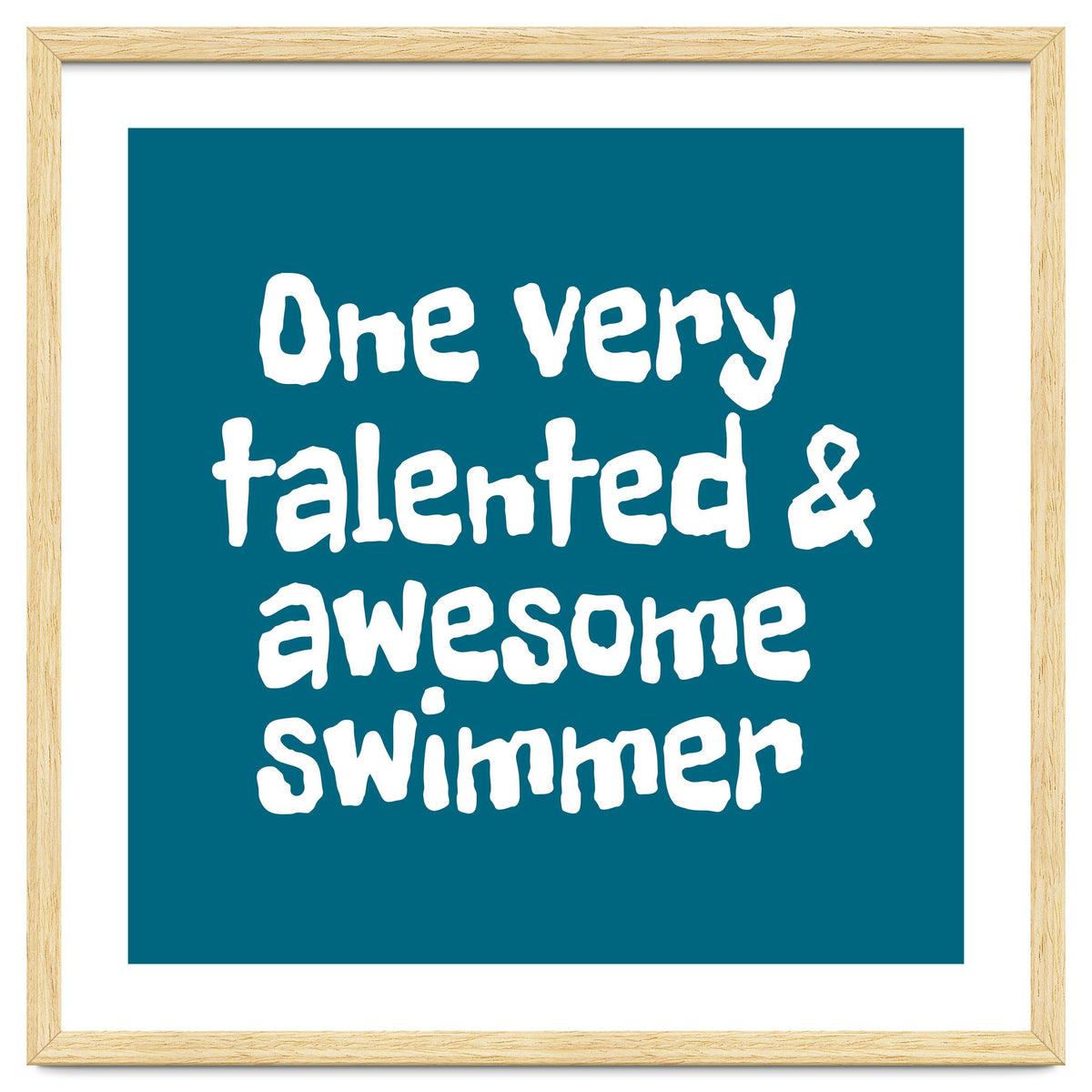 One very talented and awesome swimmer