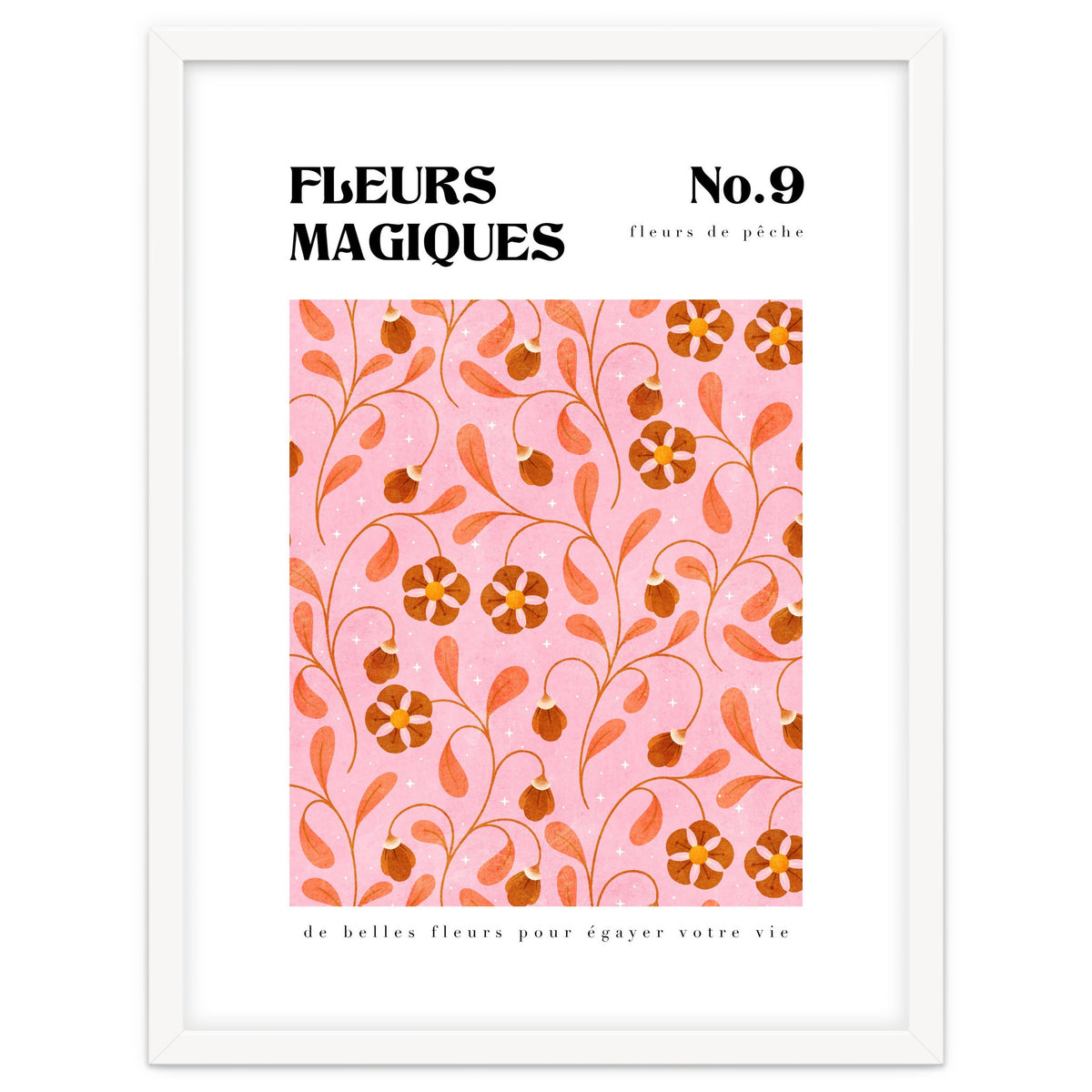 Magical Flowers No.9 Peachy Florals