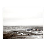 Tourists looking at the geyser - Iceland (Print Only) thumbnail