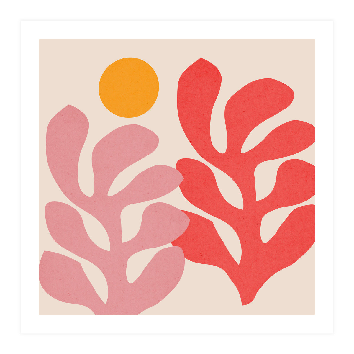 Floral matisse 1 (Print Only)