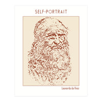 Self Portrait – Leonardo Da Vinci (Print Only)