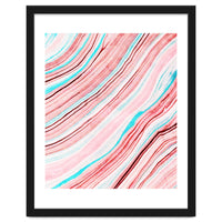 Between the Lines, Pastel Watercolor Abstract Painting, Subtle Neutral Minimal Illustration