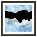 Blue & Gold Glitter Agate Texture 03 thumbnail