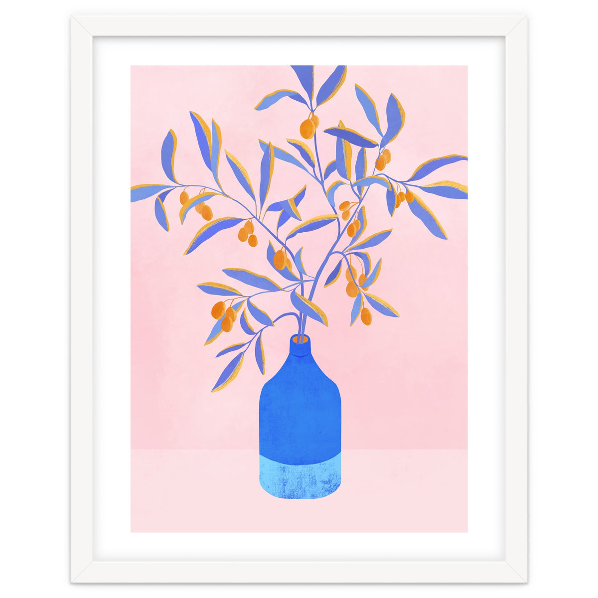 Blue Branches Still Life