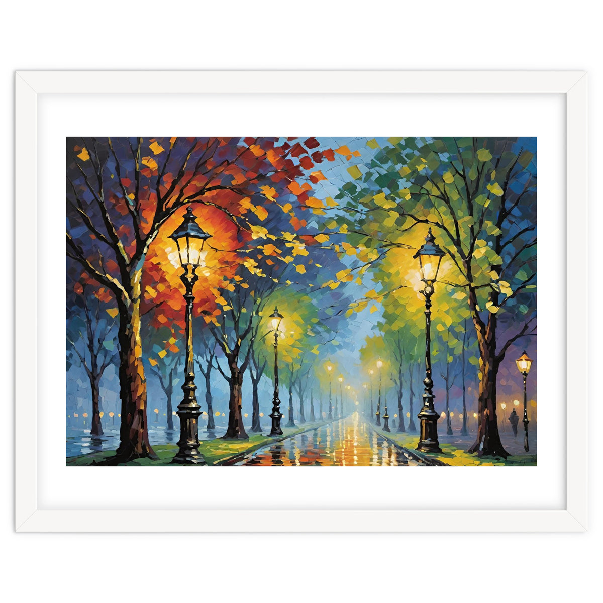 Rainy Abstract Art Nature