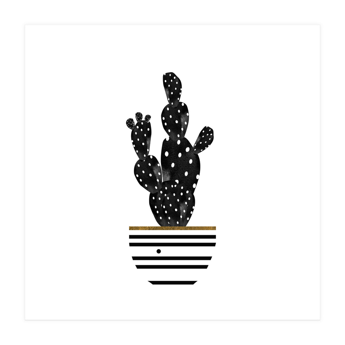 Black Cactus (Print Only)