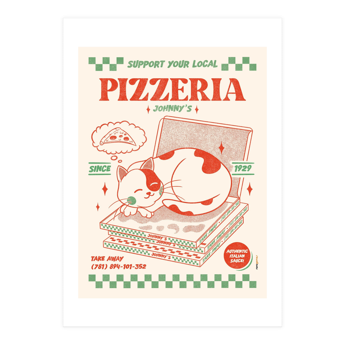 Support Your Local Pizzeria (Print Only)