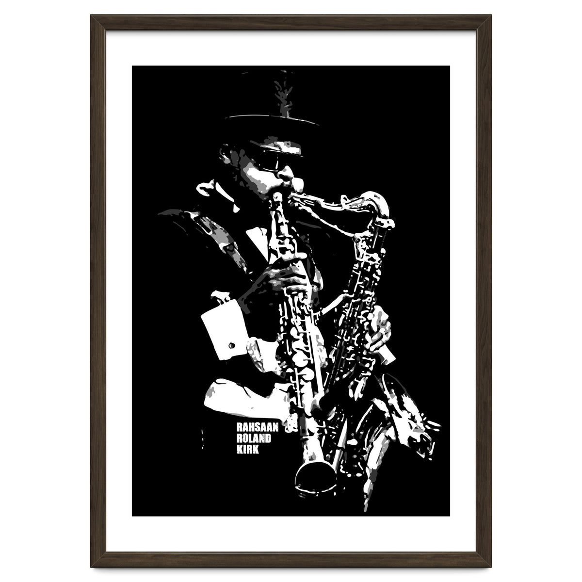 Rahsaan Roland Kirk American Jazz Multi-Instrumentalist